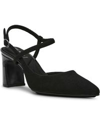 Anne Klein - Bliss Pointed Toe Strappy Block Heel Pumps - Lyst