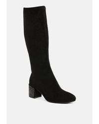 Rag & Co - Sinaloa Microfiber Knee High Boots - Lyst