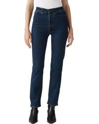 Levi's - Wedgie Straight-leg High Rise Cropped Jeans - Lyst