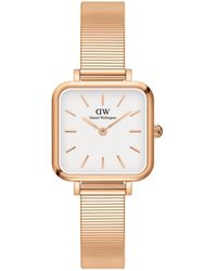Daniel Wellington - Quadro Studio 23k Rose Gold Pvd Plated Stainless Steel Watch 22 X 22mm - Lyst