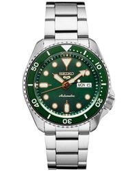 Seiko - Automatic 5 Sport Stainless Steel Bracelet Watch 40mm - Lyst