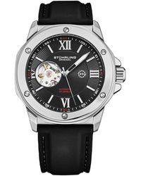 Stuhrling - Edwardian 4018 Men S Automatic Skeleton Watch – 44mm Stainless Steel Case - Lyst