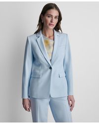 DKNY - Long-sleeve One-button Jacket - Lyst