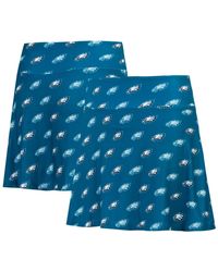 Concepts Sport - Midnight Philadelphia Eagles Record Allover Print Knit Sleep Skort - Lyst