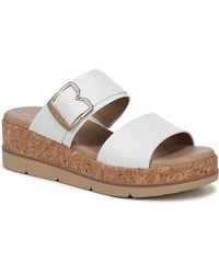 Dr. Scholls - Once More Platform Slide Sandals - Lyst