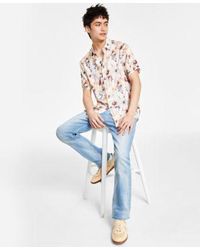 Guess - Desert Poppy Shirt Slim Straight Jeans - Lyst