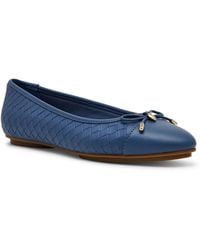 Anne Klein - Luci Cap Toe Ballet Flats - Lyst
