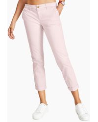 Tommy Hilfiger - Cuffed Chino Straight-leg Pants, Only At Macy's - Lyst