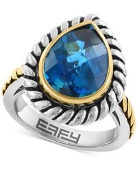 Effy - Effy London Rope Framed Pear Ring (6-1/2 Ct. T.w. - Lyst