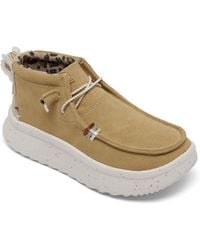 Hey Dude - Wendy Peak Hi Suede Casual Moccasin Sneakers From Finish Line - Lyst