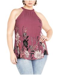 City Chic - Plus Size Tiffany Top - Lyst