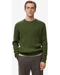 Mango - Ribbed Wool-blend Sweater - Lyst