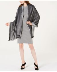 Lightweight Metallic Evening Wrap 