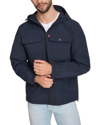Levi's - Hooded Rain Jacket - Lyst