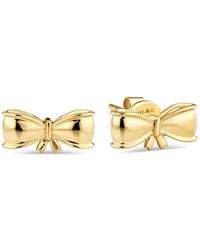 DEVATA - Bow Stud Earrings - Lyst