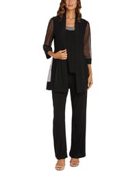 R & M Richards - Embellished Layered-look Pantsuit - Lyst