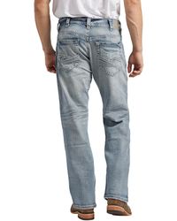 Silver Jeans Co. - Men's Gordie Extra Loose-fit Straight Stretch Jeans - Lyst