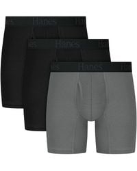 Hanes - Ultimate Comfort Flex Fit Assorted Boxer Briefs - Lyst