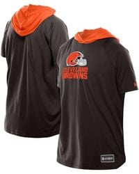 KTZ - Cleveland S Combine Authentic Hooded Raglan Short-sleeve T-shirt - Lyst