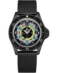 MIDO - Swiss Automatic Ocean Star Decompression Timer 1961 Pvd Stainless Steel Mesh Bracelet Watch 41mm - Lyst