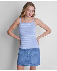 DKNY - Square Neck Tank Top - Lyst