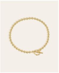 Zoe Lev - 3mm toggle Bead Bracelet - Lyst