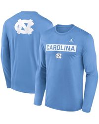 Nike - North Carolina Tar Heels Primetime Campus 2-hit Legend Dri-fit Long Sleeve T-shirt - Lyst