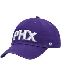 '47 - Phoenix Suns Clean Up Wordmark Adjustable Hat - Lyst