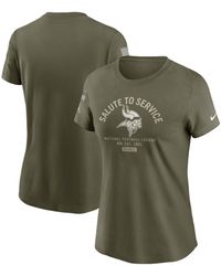 Nike - Minnesota Vikings 2025 Salute To Service Sideline T-shirt - Lyst