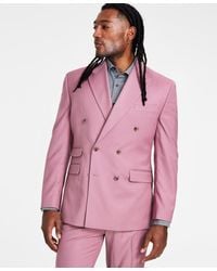 Tayion Collection - Classic-fit Solid Double-breasted Suit Jacket - Lyst