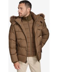 Marc New York - Andrew Marc Black Label Forster Hooded Quitled Puffer Jacket - Lyst