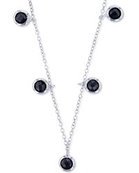 Macy's - Spinel Bezel Dangle 18" Statement Necklace (1-3/8 Ct. T.w. - Lyst