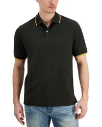 Club Room - Regular-fit Tipped Performance Polo Shirt - Lyst