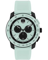 Movado - Swiss Chronograph Bold Tr90 Light Silicone Strap Watch 44mm - Lyst