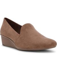 Anne Klein - Wendell Slip On Wedge Loafers - Lyst