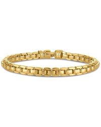 Macy's - Venezia Box Link Chain Bracelet - Lyst