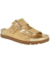 Guess - Fasten Double-buckle Footbed Sandals - Lyst