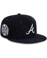 KTZ - Atlanta Braves Throwback Corduroy 59fifty Fitted Hat - Lyst