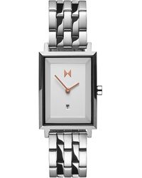 MVMT - Signature Square Stainless Steel Bracelet Watch - Lyst