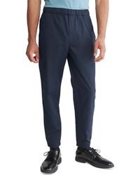 Calvin Klein - Tech Slim-fit Solid Drawstring Pants - Lyst