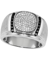 Macy's - White And Black Diamond Ring (10-3/4 Ct. T.w. - Lyst