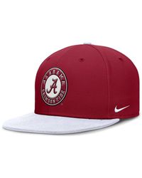 Nike - Crimson/white Alabama Crimson Tide Two-tone Primetime Performance Fitted Hat - Lyst