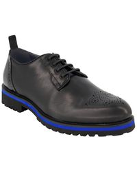 DKNY - Leather Contrast Lace Up Shoes - Lyst