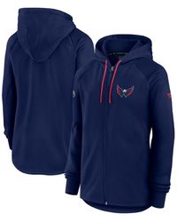 Fanatics - Washington Capitals Authentic Pro Rink Fleece Full-zip Jacket - Lyst