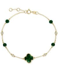 Effy - Effy Malachite & Diamond (1/20 Ct. T.w. - Lyst