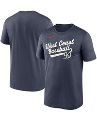 Nike - Los Angeles Dodgers 2025 City Connect Team Phrase Script Legend Performance T-shirt - Lyst