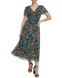 Kensie - Floral-print A-line Dress - Lyst