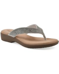 White Mountain - Becharm Thong Slip-on Sandals - Lyst