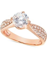 Charter Club - Tone Pave & Cubic Zirconia Engagement Ring - Lyst