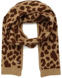 Michael Kors - Michael Leopard Scarf - Lyst